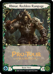 Rhinar, Reckless Rampage - Flesh and Blood TCG - MoxLand