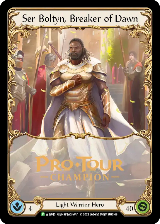 Ser Boltyn, Breaker of Dawn - Flesh and Blood TCG - MoxLand