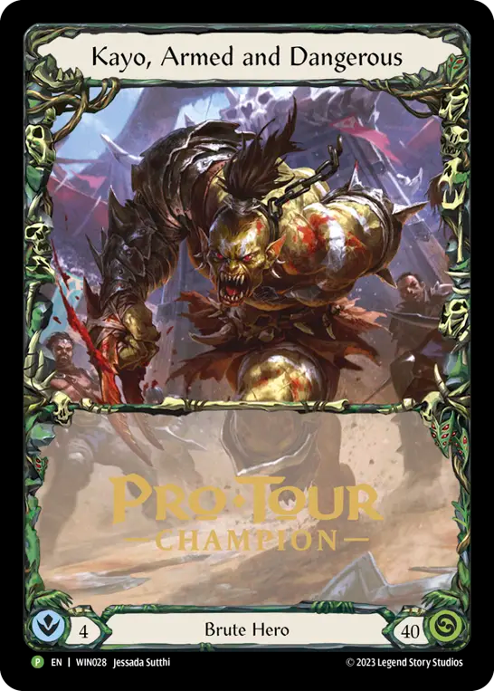 Kayo, Armed and Dangerous - Flesh and Blood TCG - MoxLand