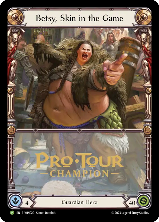 Betsy, Skin in the Game - Flesh and Blood TCG - MoxLand