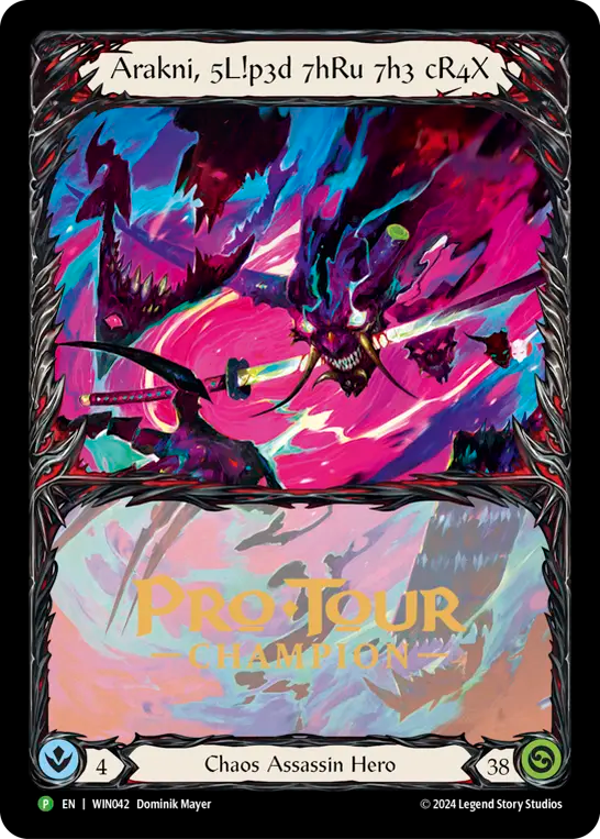 Arakni, 5L!p3d 7hRu 7h3 cR4X - Flesh and Blood TCG - MoxLand