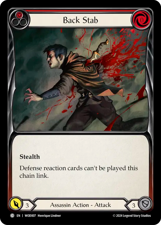 Back Stab (Red) - Flesh and Blood TCG - MoxLand