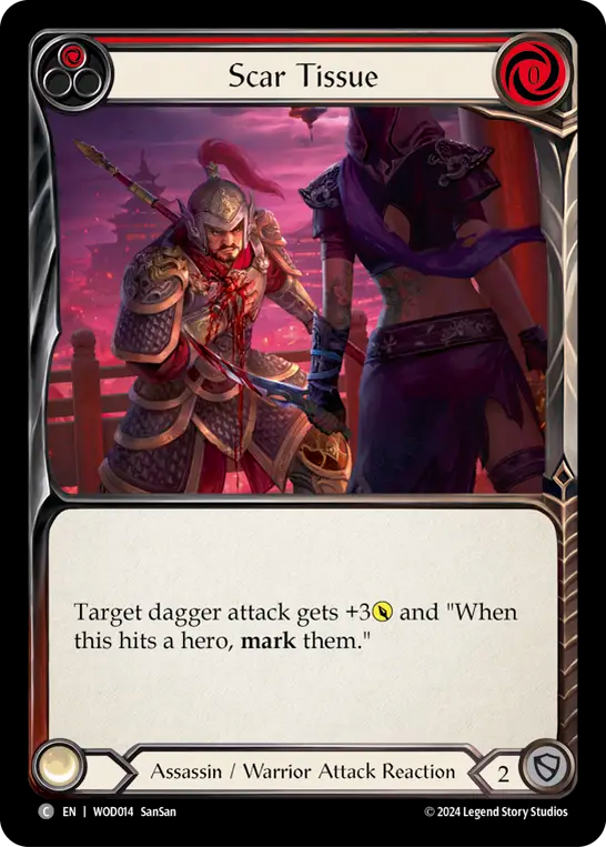 Scar Tissue (Red) - Flesh and Blood TCG - MoxLand