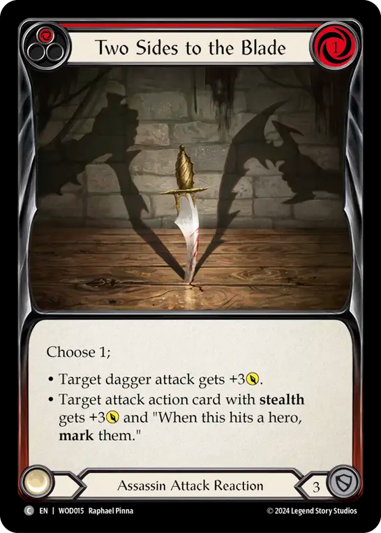 Two Sides to the Blade (Red) - Flesh and Blood TCG - MoxLand