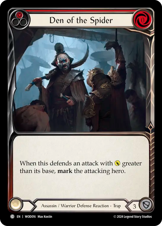 Den of the Spider (Red) - Flesh and Blood TCG - MoxLand
