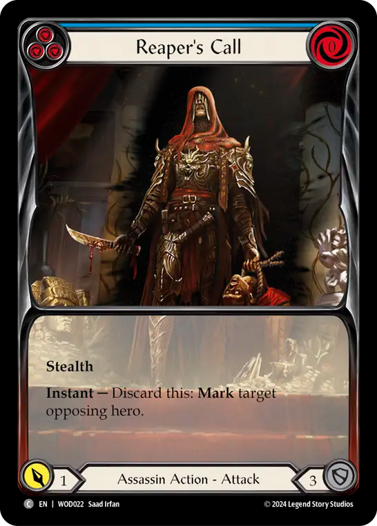 Reaper's Call (Blue) - Flesh and Blood TCG - MoxLand