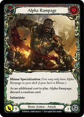 Alpha Rampage (Red) - Flesh and Blood TCG - MoxLand
