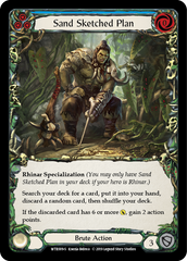 Sand Sketched Plan (Blue) - Flesh and Blood TCG - MoxLand