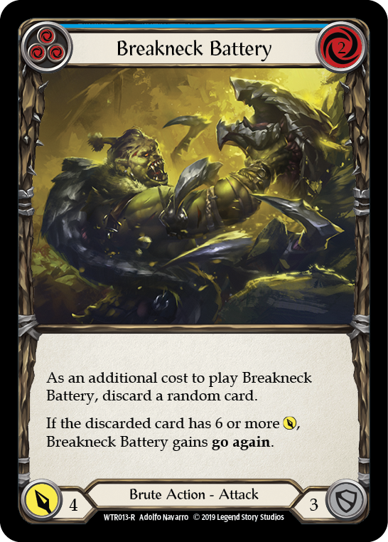 Breakneck Battery (Blue) - Flesh and Blood TCG - MoxLand