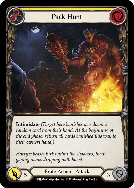 Pack Hunt (Yellow) - Flesh and Blood TCG - MoxLand