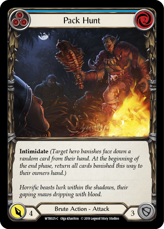 Pack Hunt (Blue) - Flesh and Blood TCG - MoxLand
