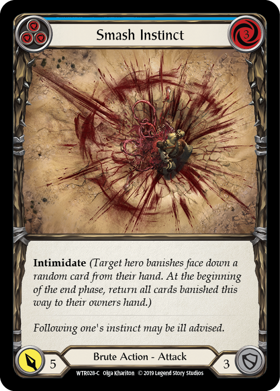 Smash Instinct (Blue) - Flesh and Blood TCG - MoxLand
