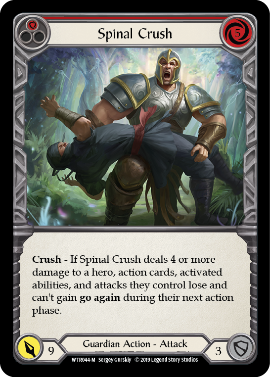 Spinal Crush (Red) - Flesh and Blood TCG - MoxLand