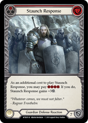 Staunch Response (Red) - Flesh and Blood TCG - MoxLand