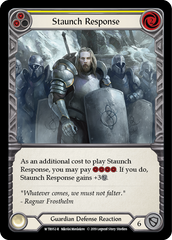 Staunch Response (Yellow) - Flesh and Blood TCG - MoxLand
