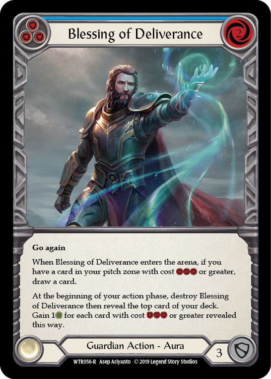 Blessing of Deliverance (Blue) - Flesh and Blood TCG - MoxLand
