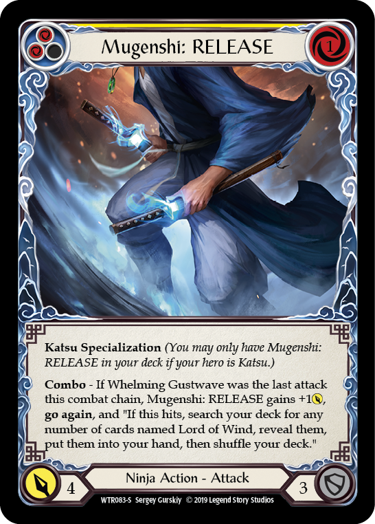 Mugenshi: RELEASE (Yellow) - Flesh and Blood TCG - MoxLand