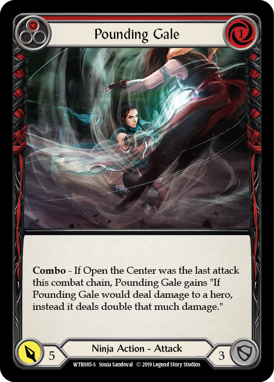Pounding Gale (Red) - Flesh and Blood TCG - MoxLand