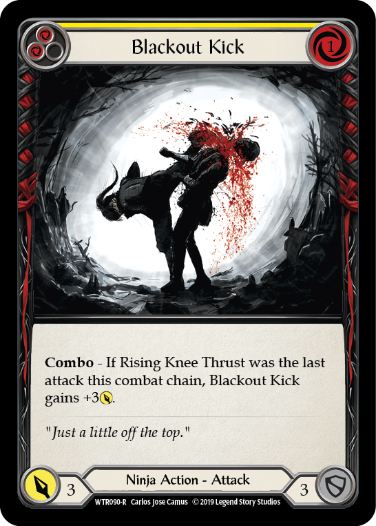Blackout Kick (Yellow) - Flesh and Blood TCG - MoxLand