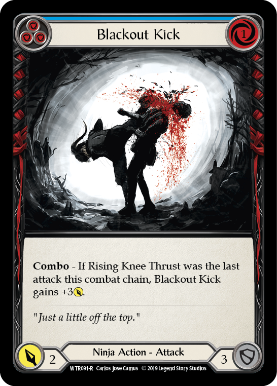 Blackout Kick (Blue) - Flesh and Blood TCG - MoxLand