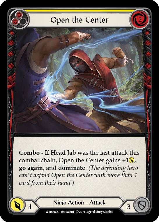 Open the Center (Yellow) - Flesh and Blood TCG - MoxLand