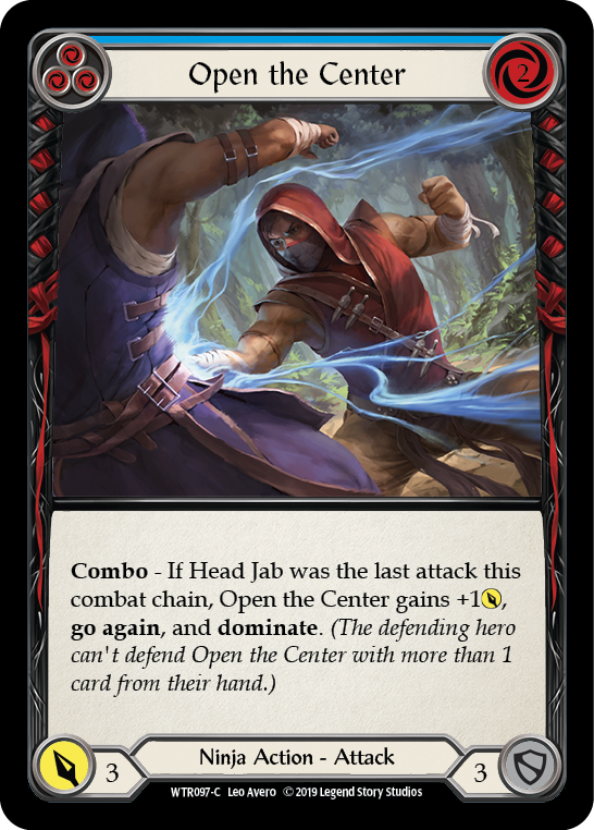 Open the Center (Blue) - Flesh and Blood TCG - MoxLand