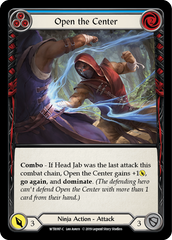 Open the Center (Blue) - Flesh and Blood TCG - MoxLand