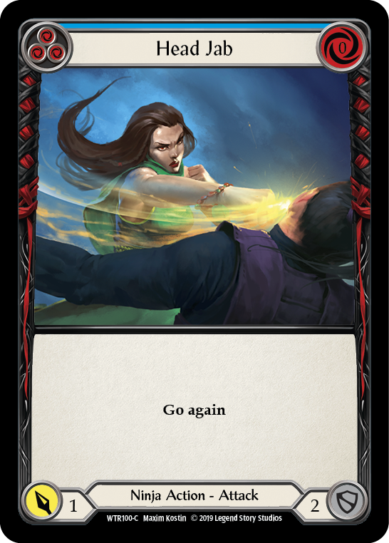 Head Jab (Blue) - Flesh and Blood TCG - MoxLand