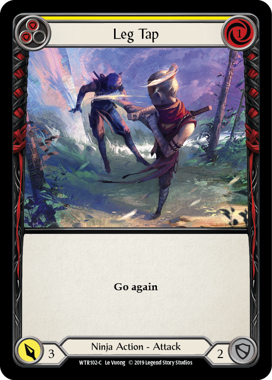Leg Tap (Yellow) - Flesh and Blood TCG - MoxLand