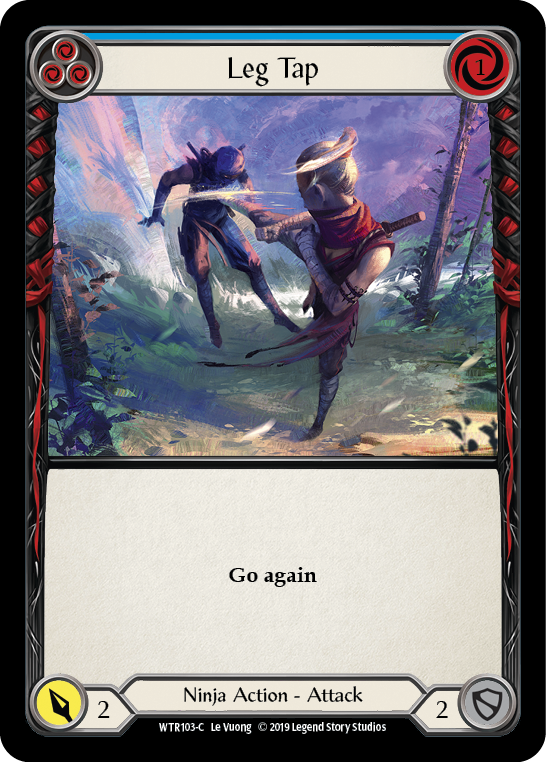 Leg Tap (Blue) - Flesh and Blood TCG - MoxLand