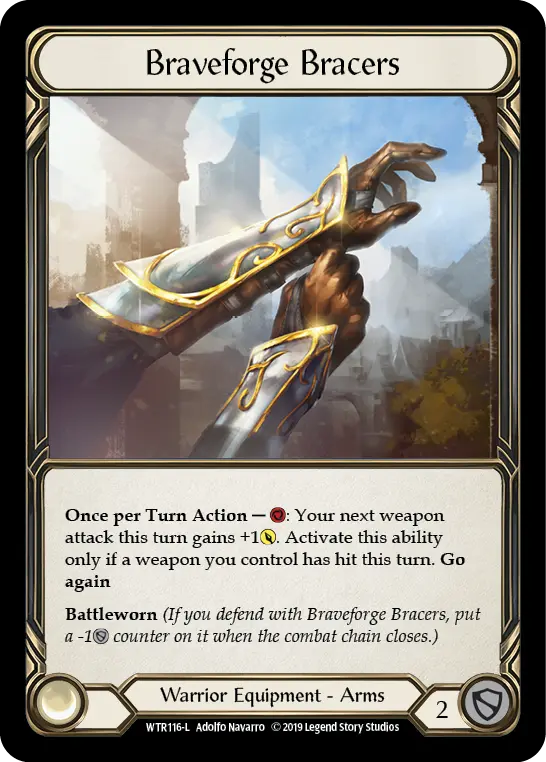 Braveforge Bracers - Flesh and Blood TCG - MoxLand