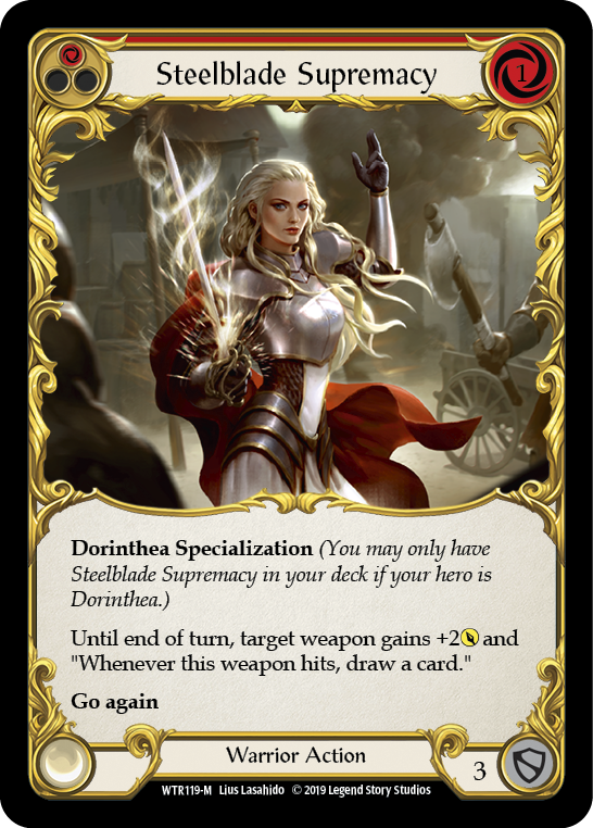 Steelblade Supremacy (Red) - Flesh and Blood TCG - MoxLand