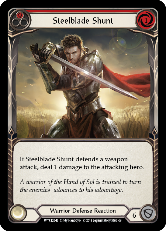 Steelblade Shunt (Red) - Flesh and Blood TCG - MoxLand