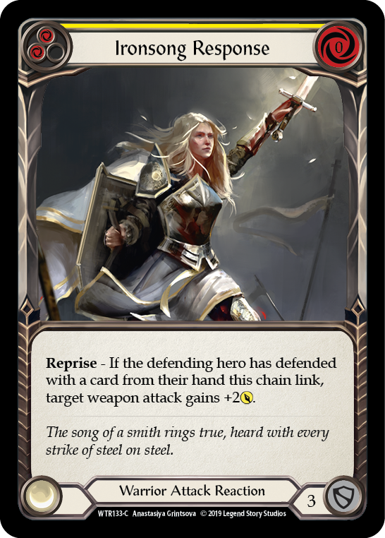 Ironsong Response (Yellow) - Flesh and Blood TCG - MoxLand