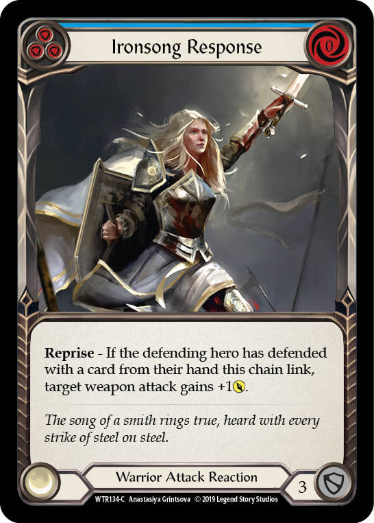 Ironsong Response (Blue) - Flesh and Blood TCG - MoxLand