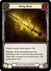 Biting Blade (Yellow) - Flesh and Blood TCG - MoxLand