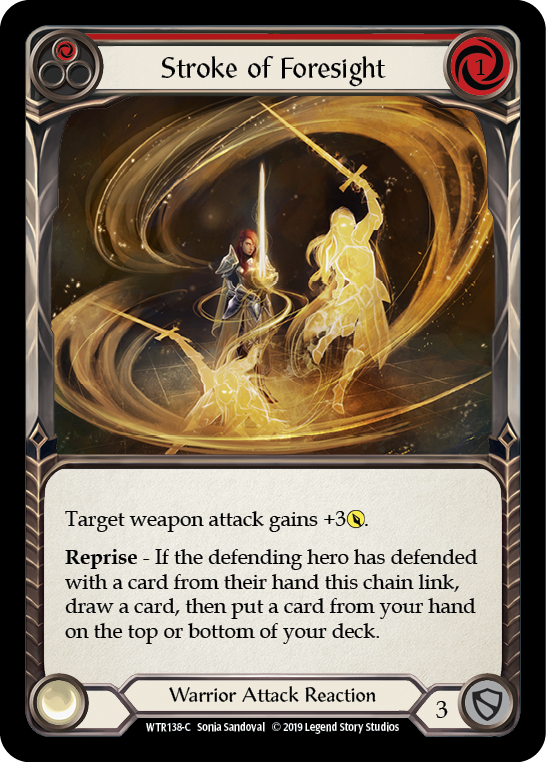 Stroke of Foresight (Red) - Flesh and Blood TCG - MoxLand