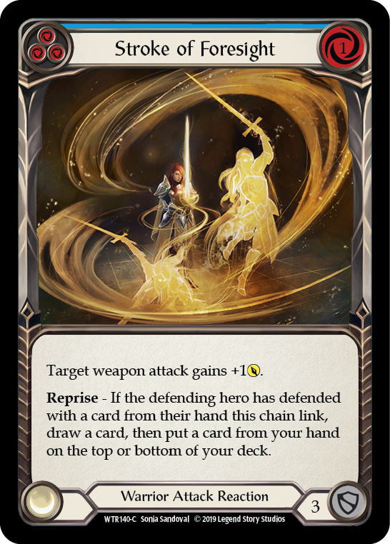 Stroke of Foresight (Blue) - Flesh and Blood TCG - MoxLand