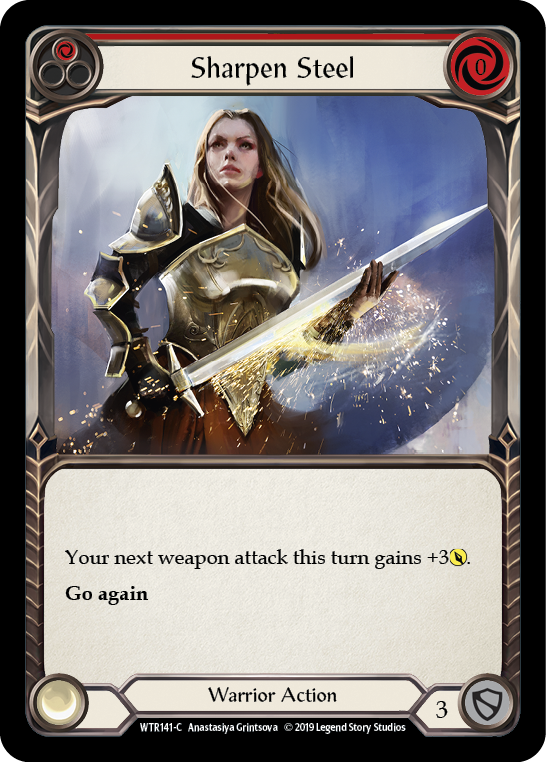 Sharpen Steel (Red) - Flesh and Blood TCG - MoxLand
