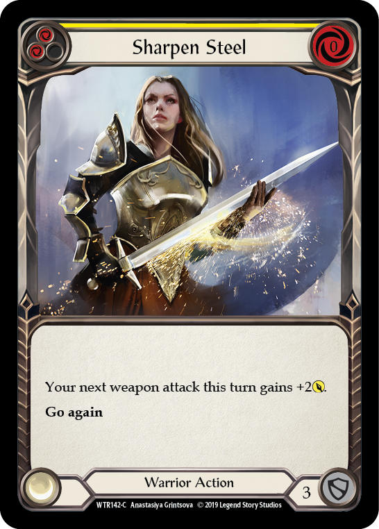 Sharpen Steel (Yellow) - Flesh and Blood TCG - MoxLand