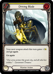 Driving Blade (Yellow) - Flesh and Blood TCG - MoxLand