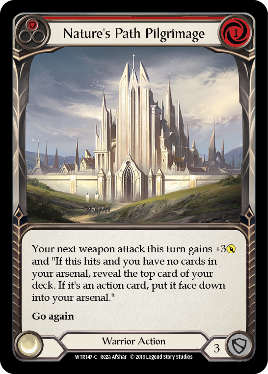 Nature's Path Pilgrimage (Red) - Flesh and Blood TCG - MoxLand