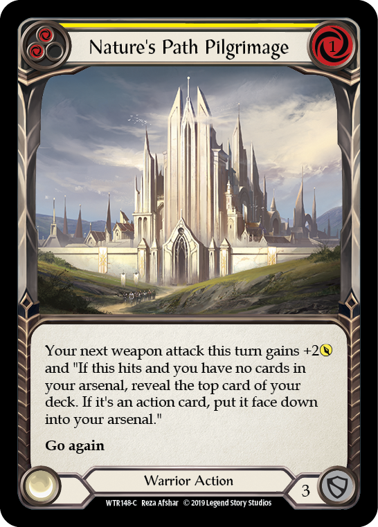 Nature's Path Pilgrimage (Yellow) - Flesh and Blood TCG - MoxLand