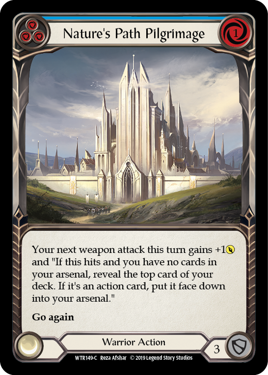 Nature's Path Pilgrimage (Blue) - Flesh and Blood TCG - MoxLand