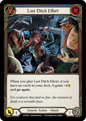 Last Ditch Effort (Blue) - Flesh and Blood TCG - MoxLand