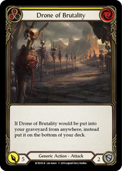 Drone of Brutality (Yellow) - Flesh and Blood TCG - MoxLand