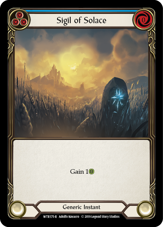 Sigil of Solace (Blue) - Flesh and Blood TCG - MoxLand