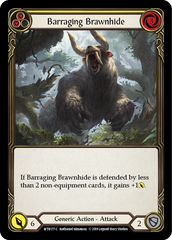 Barraging Brawnhide (Yellow) - Flesh and Blood TCG - MoxLand