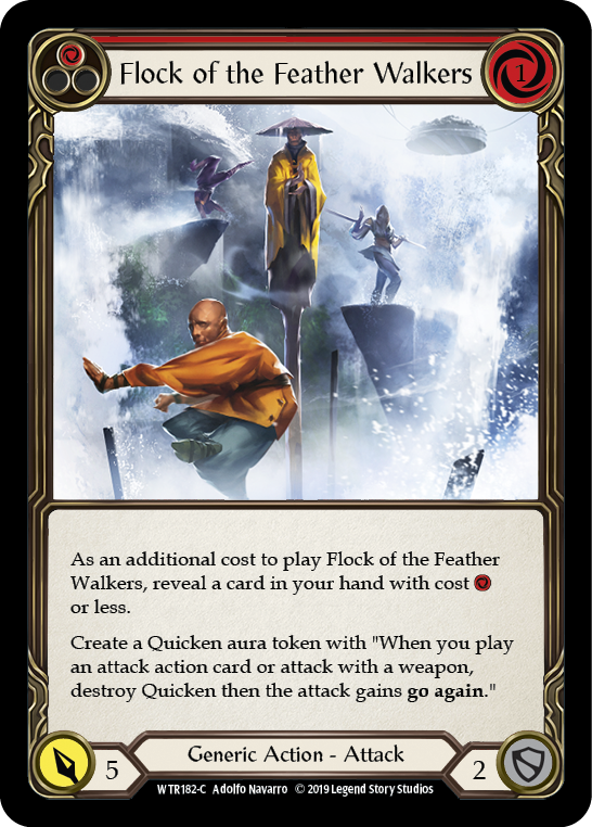 Flock of the Feather Walkers (Red) - Flesh and Blood TCG - MoxLand