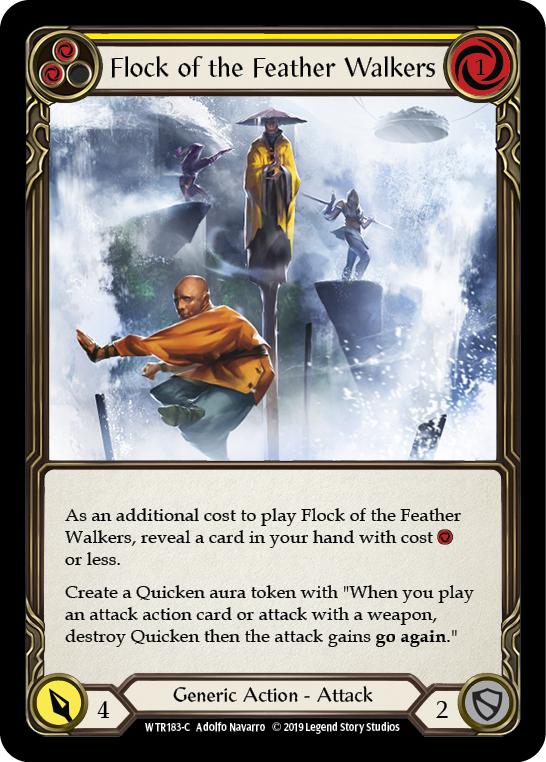 Flock of the Feather Walkers (Yellow) - Flesh and Blood TCG - MoxLand